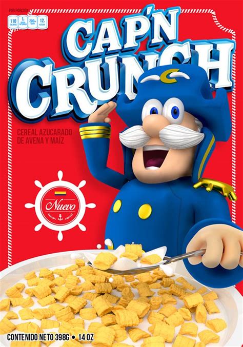 Captain Crunch Package Redesign On Behance Cereal Flavors Crunch
