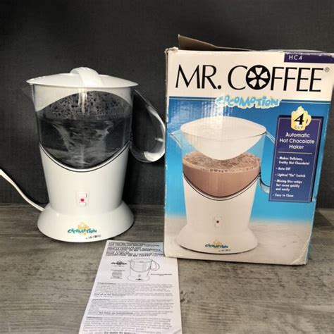 Mr Coffee Cocomotion Automatic Hot Chocolate Cocoa Maker Hc4