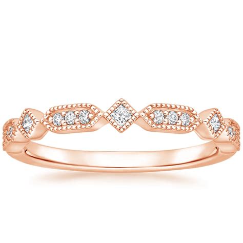 Adina Diamond Ring In 14k Rose Gold