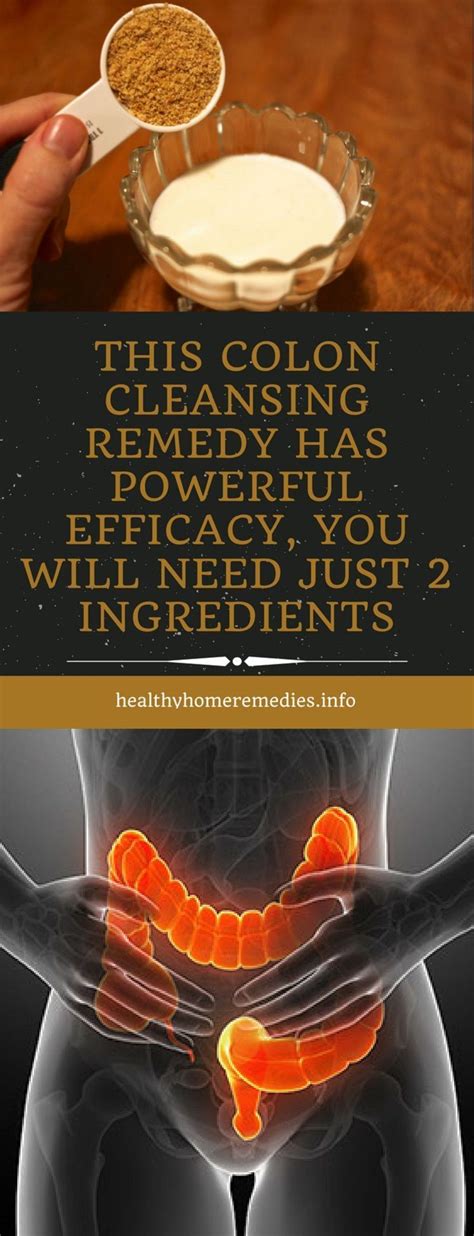 This Colon Cleansing Remedy Has Powerful Efficacy You Will Need Just 2