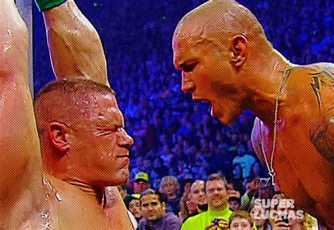 With A Kiss Included Randy Orton Asks John Cena For Help Superfights