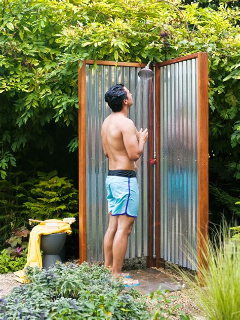 Diy Outdoor Shower Sunset Magazine