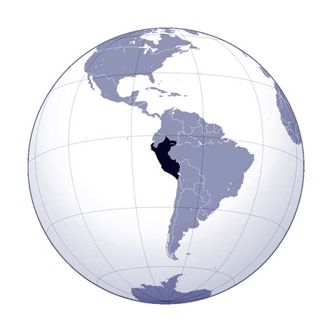 Large Location Map Of Peru Peru South America Mapsland Maps Of