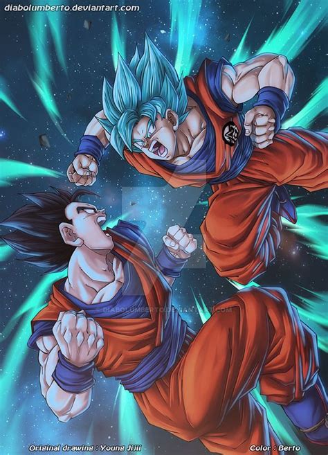 Gohan Vs Goku By Diabolumberto Dragon Ball Gt Goku Dragon Manga