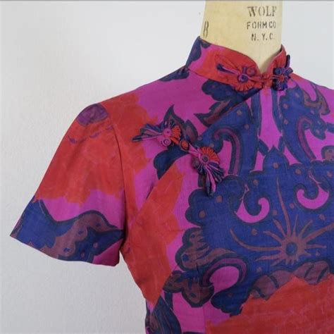 Vintage Late 1960s Early 1970s Vibrant Silk Depop