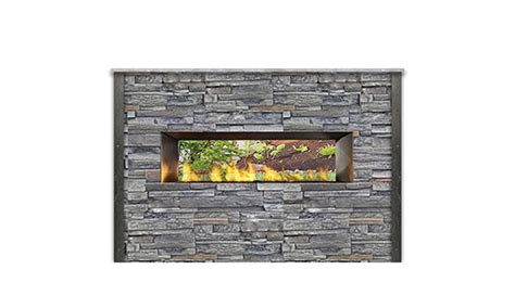 7ft See Through Outdoor Fireplace Rta Outdoor Living
