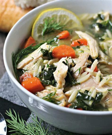 Packed with chicken, orzo, and kale, and a twist of lemon, this fast and easy soup (30 min) will warm your soul on a chilly day! Lemon Chicken Orzo Soup ~ delicious comfort 1 pot ~ A ...