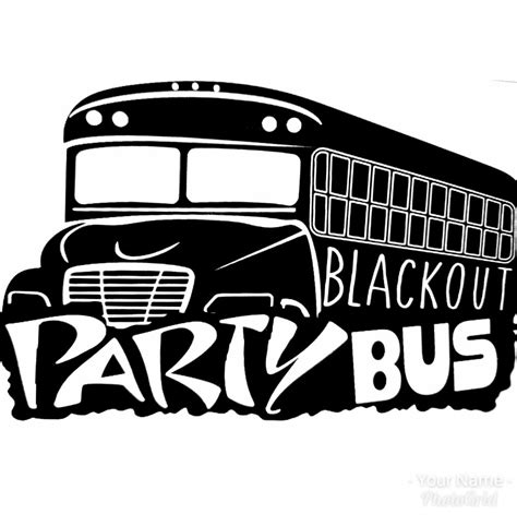 Blackout Party Bus