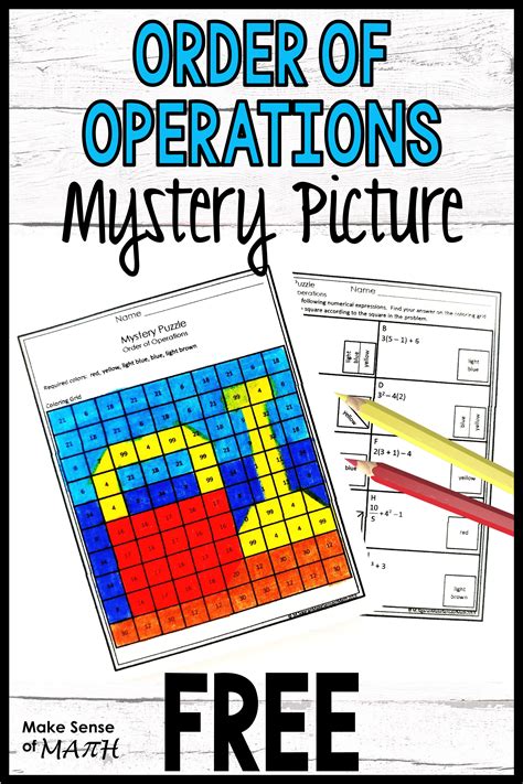 Order Of Operations Free Activity Math Games Middle School Maths