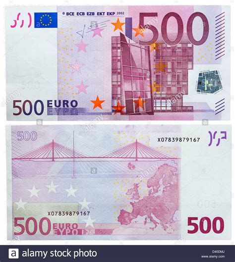 Mittels des angegebenen codes kann der gutschein bequem beschreibung von gutschein über 500 euro. 500 Euro-Banknote, moderne Architektur und Brücke, 2002 Stockfoto, Bild: 54100498 - Alamy