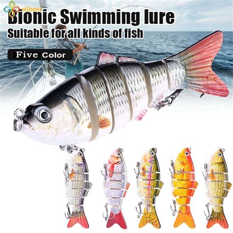 Bionic Swimming Lure Bionic Bait 6 Section Lure Bait Sea Fishing Hard