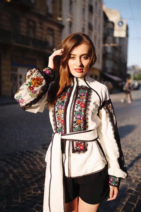 Boho Ukrainian White Linen Blouse Vyshyvanka Bohemian Style Etsy In