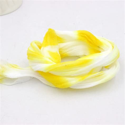 5pcs Tensile Stocking About 20m Yellow And White Color Flower Nylon