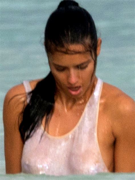 Thumbs Pro Toplessbeachcelebs Adriana Lima Model In A See Through
