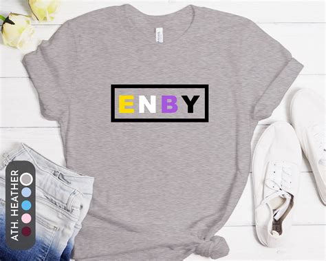 Enby Flag Color Shirt Enby Pride Enby Rights Nonbinary Flag Etsy