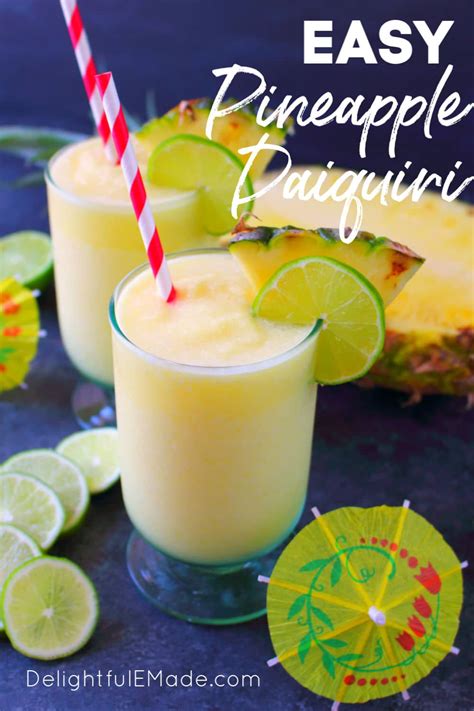 How To Make A Daiquiri The Best Pineapple Daiquiri Recipe