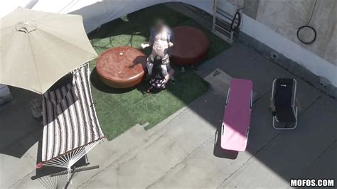 Raven Bay Fucked On The Roof Caught By Spy Cam Porntube