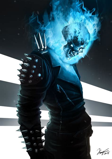 Blue Ghost Rider Wallpapers Top Free Blue Ghost Rider Backgrounds