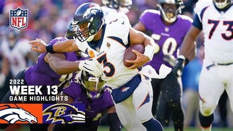 Denver Broncos Vs Baltimore Ravens 2022 Week 13 Game Highlights Youtube