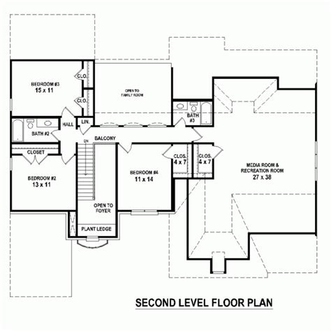 House Plan 48775 European Style With 4124 Sq Ft 5 Bed 4 Bath 1