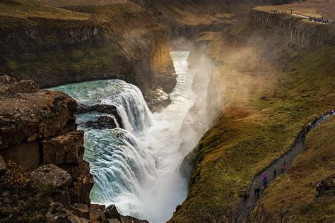 Gullfoss Waterfall Iceland Photograph By Norman Pogson