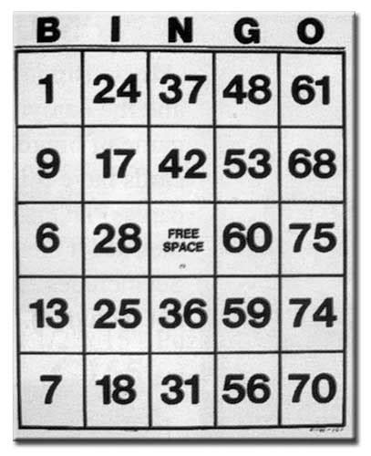 Sea Bay Game Company G953 Extra Jumbo Bingo Cards 10 X 13 Set Of 25