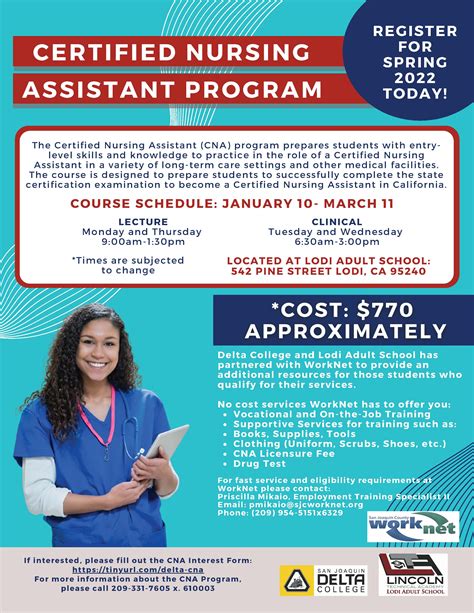 Nine Weeks To A New Career With Deltas Certified Nursing Assistant Program San Joaquin Delta
