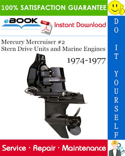 Mercury Mercruiser 2 Stern Drive Units And Marine Engines Service