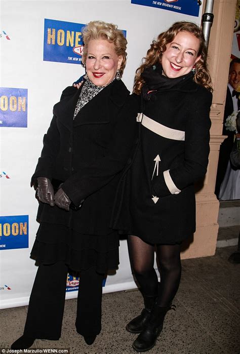 Bette Midler Brings Daughter Sophie Von Haselberg To Broadways Honeymoon In Vegas Daily Mail