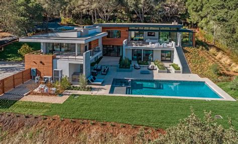 15 Million Contemporary New Build In Woodside California Homes Of