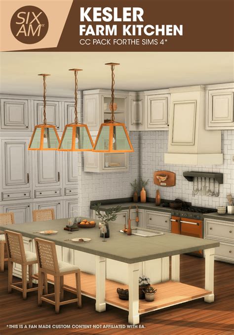 Kessler Kitchen Cc Pack Cc For The Sims 4 Sixam Cc On Patreon In