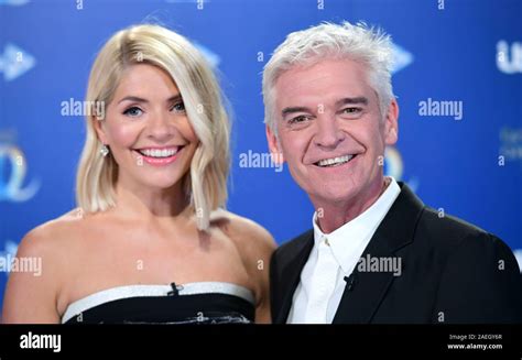 Holly Willoughby Left And Phillip Schofield Attending The Launch Of Dancing On Ice 2020 Held