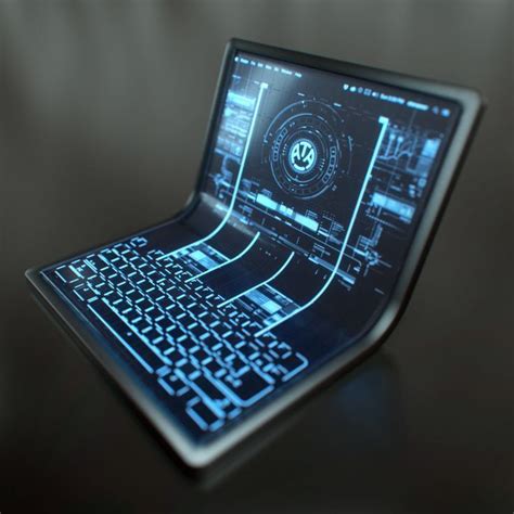 Laptop Experiment Futuristic Latest Technology Gadgets High Tech