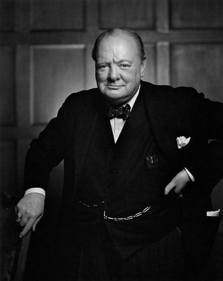Winston Churchill Smiling Taken Before That Famous Picture Of Him