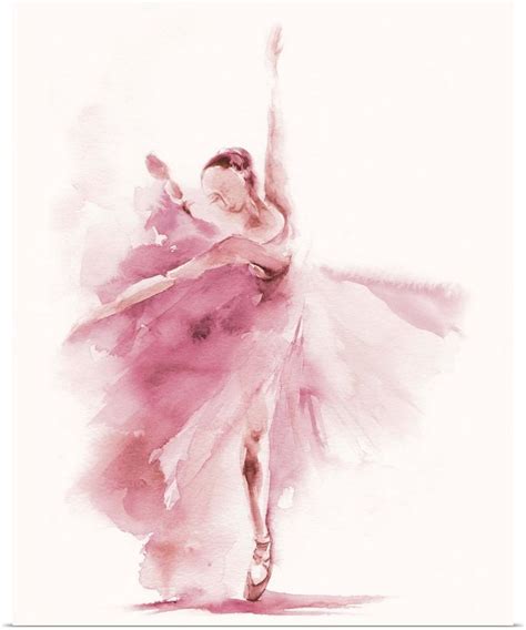 Blush Ballerina Wall Art Canvas Prints Framed Prints Wall Peels