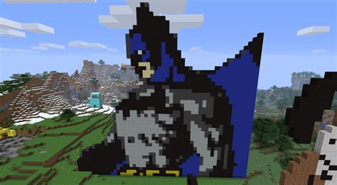 Creative Pixel Art Ideas Batman Collection Minecraft Pixel Art