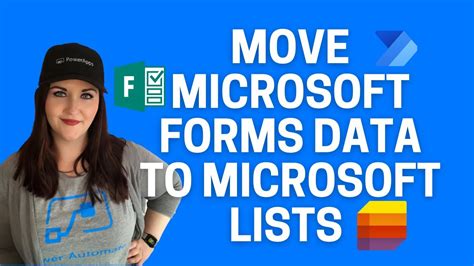 Move Microsoft Forms Data To Microsoft Lists Youtube