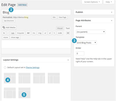 Create Blog Page with 2 or 3 columns