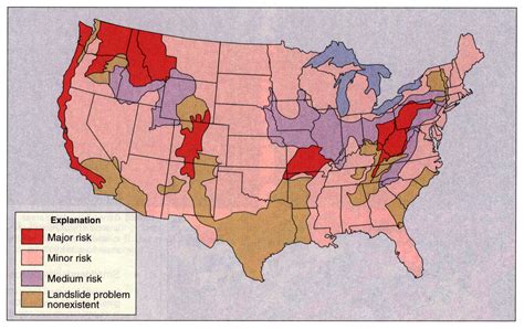 Landslide Risk In The United States