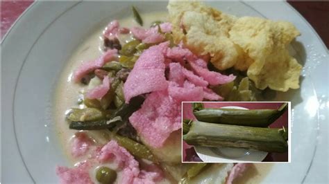Resep lontong padang sayur buncis bahan lontong: Lontong Padang Gulai Tauco ala Dapur Mama Eni - YouTube