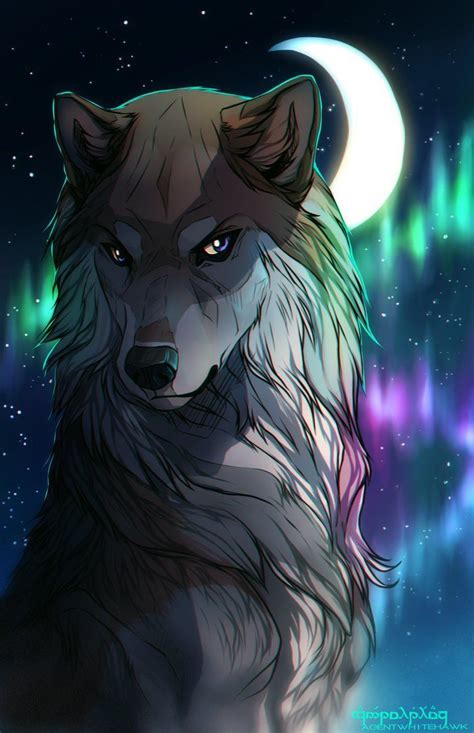 Animal cartoon character vector illustration. anime pictures of wolves - Google Search | Wolf spirit ...
