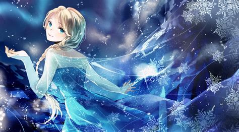 Safebooru 1girl Blonde Hair Blue Eyes Braid Dress Elsa Frozen