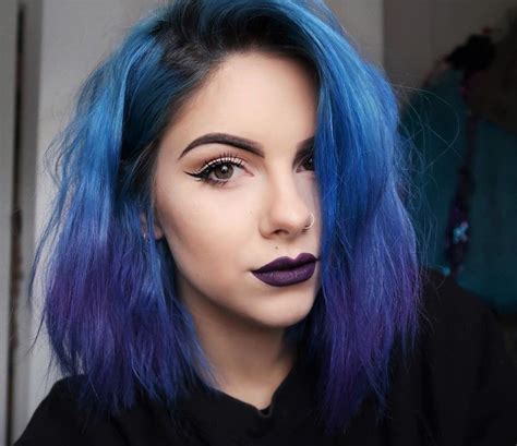 21 Blue Hair Ideas That Youll Love Coloración De Cabello Look De