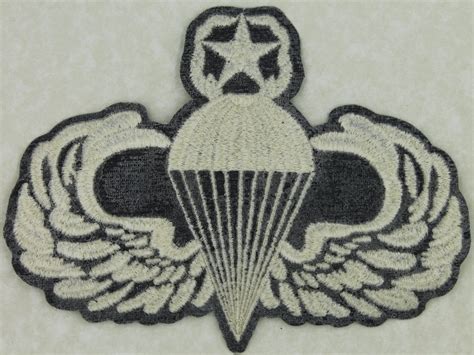 Master Airborne Paratrooper Large Jacket Jump Patch Rolyat Military