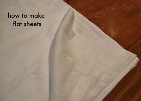 Download Tutorial - How To Make Your Own Flat Sheets - Sew Tessuti Blog