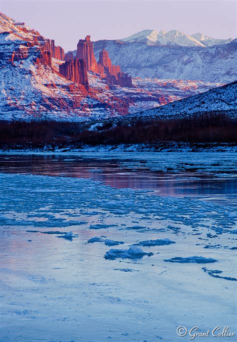 Fisher Towers Colorado Plateau Winter Sunset