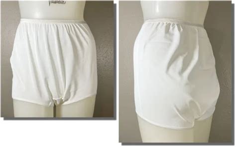 good girl brief style vintage so silky sheer prim white all nylon panties 6 32 99 picclick