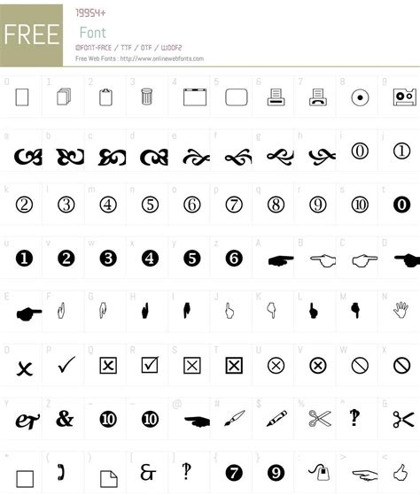 Wingdings 2 Fonts Free High Quality