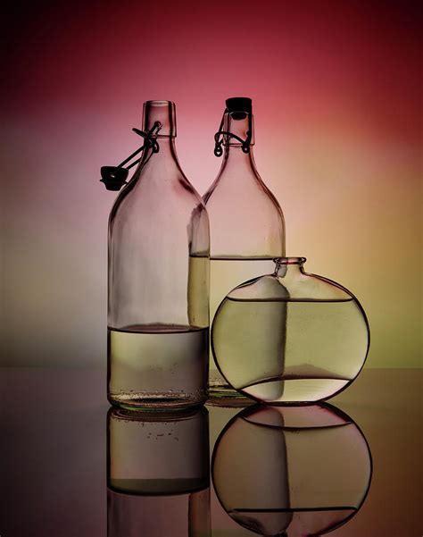 Still Life With Glass Bottles Variant 01 Photograph By Nailia Schwarz
