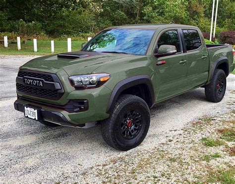 Thoughts On Army Green 2020 Toyota Tacoma Trd Pro Toyota Truck Club